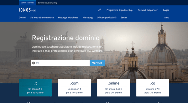 IONOS un nuovo hosting tedesco che sta emergendo nel mercato italiano